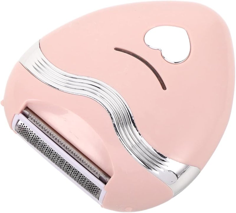 NOLITOY Portable Heart Shaped Electric Shaver for Women Hair Removal Sensitive Areas Underarm Legs Travel - Image 1